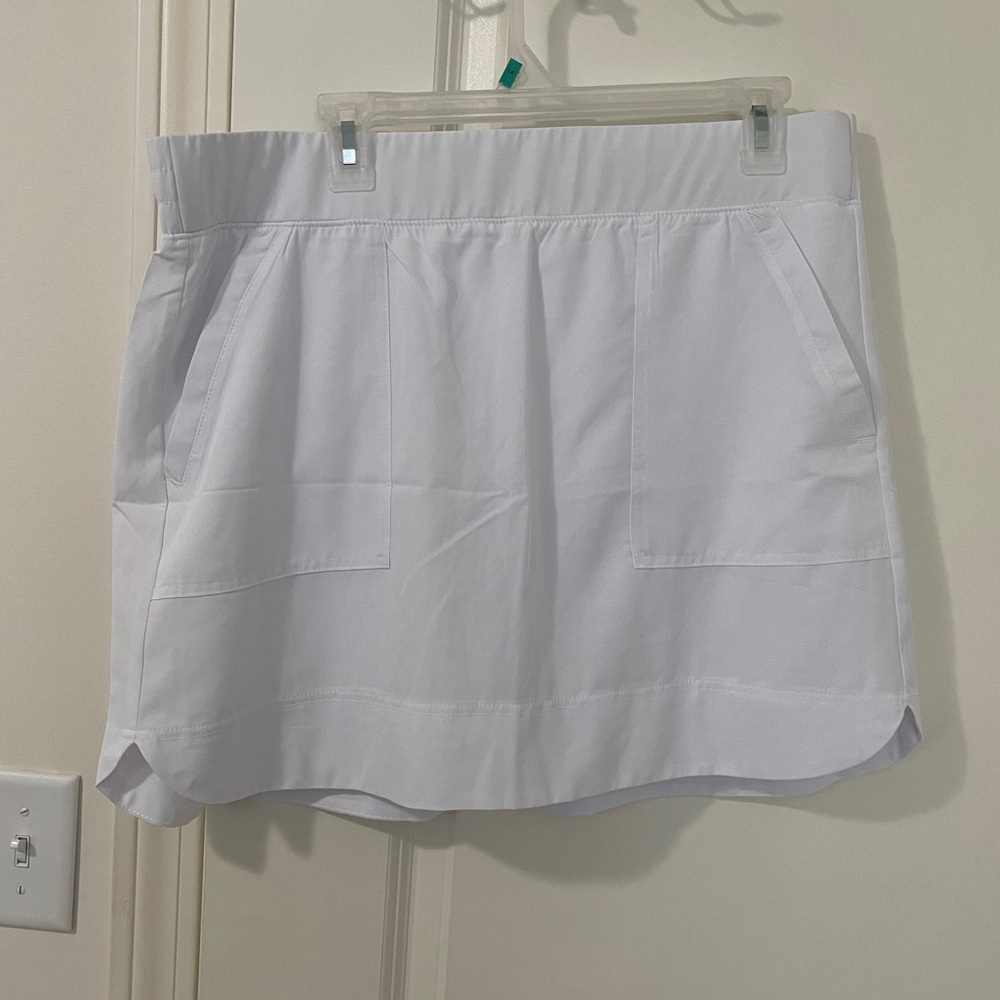 White athletic skirt